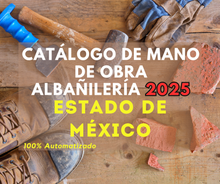 Catálogo Mano de Obra Albañileria 2025 (Estudio para Estado) promo250