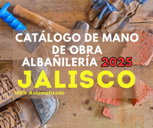 Catálogo Mano de Obra Albañileria 2025 (Estudio para Estado) promo250