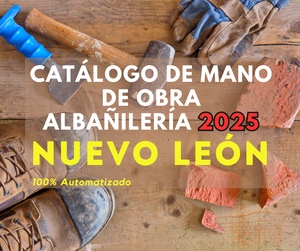 Catálogo Mano de Obra Albañileria 2025 (Estudio para Estado) promo250