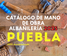Catálogo Mano de Obra Albañileria 2025 (Estudio para Estado) promo250