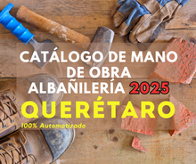 Catálogo Mano de Obra Albañileria 2025 (Estudio para Estado) promo250