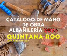 Catálogo Mano de Obra Albañileria 2025 (Estudio para Estado) promo250