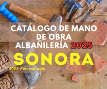 Catálogo Mano de Obra Albañileria 2025 (Estudio para Estado) promo250