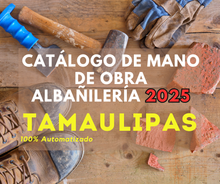 Catálogo Mano de Obra Albañileria 2025 (Estudio para Estado) promo250