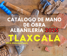 Catálogo Mano de Obra Albañileria 2025 (Estudio para Estado) promo250