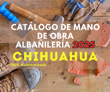 Catálogo Mano de Obra Albañileria 2025 (Estudio para Estado) promo250