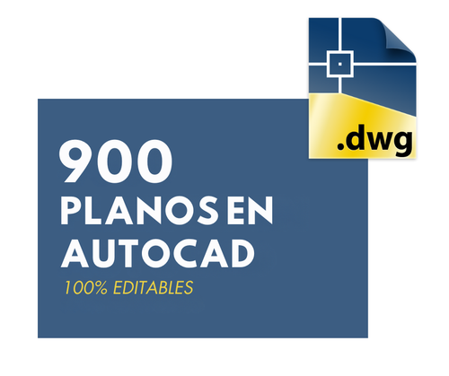 900 Planos Profesionales en AutoCAD