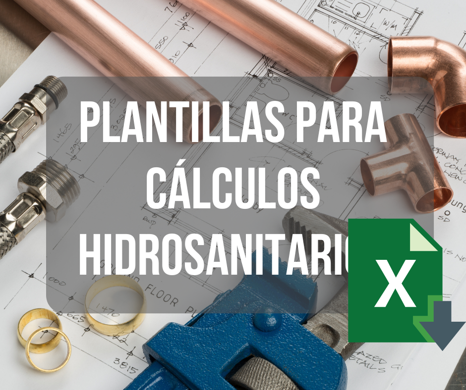Pack de plantillas de Excel para Instalaciones Hidrosanitarias