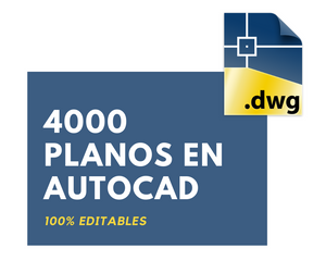 4000 Planos Profesionales en AutoCAD